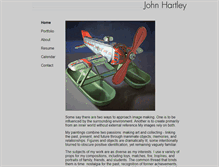 Tablet Screenshot of johnhartley.net
